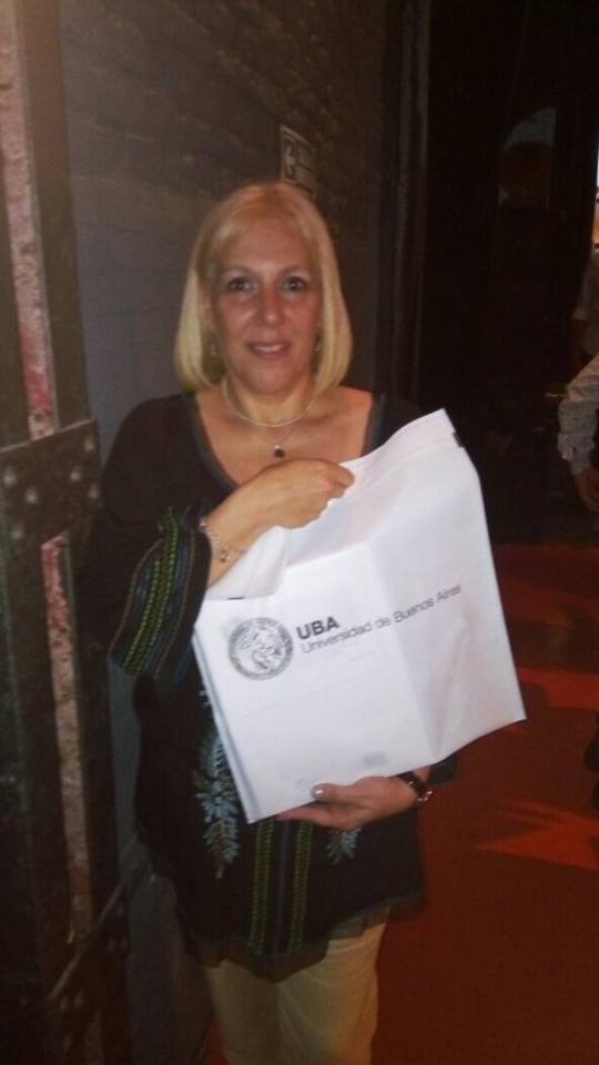 Con mi entrega del premio UBA 2016